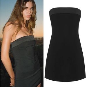 With Jean Chloe Corset Dress (Black)